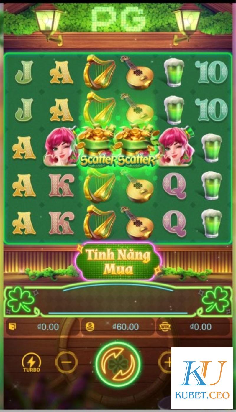 Biểu tượng trong game Lucky Clover Lady cần nắm